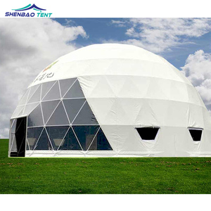 Dôme géodésique extérieur blanc personnalisé, <span class=keywords><strong>maison</strong></span> dôme <span class=keywords><strong>de</strong></span> 3 à 60 m, serres transparentes pour événements <span class=keywords><strong>de</strong></span> glamping <span class=keywords><strong>de</strong></span> luxe modernes, tente quatre saisons - Product Image 2
