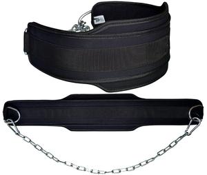 GAF PESAS CINTURÓN DIP NEOPRENO CORREAS DE SOPORTE PARA GIMNASIO ENVOLTURAS DE GEL CON CADENA SE ADAPTA A DOBLE PESO CINTURÓN DE GIMNASIO ENVOLTURAS DE GEL - Product Image 1