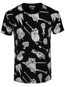 Camiseta de manga corta con cuello redondo y estampado completo personalizado, camiseta estampada completa, mezcla de algodón y poliéster, sublimación para hombres y mujeres - Product Image 2