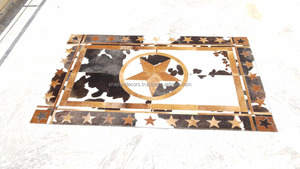 Cowhide Patch <b>Rug</b> - Product Image 3