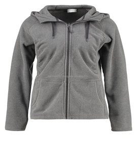 2024 USA Fashion Medium Grey Heather <b>Fleece</b> Jacket for Women Wholesale Outdoor Hiking Breathable and Warm with Viscose Lining - Product Image 2