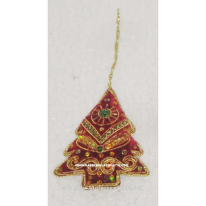 Christmas Ornament Zari Embroidery Item - Product Image 1
