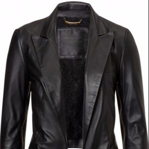 Chaqueta de Cuero Clásica Premium para Mujer VR231231 de Valeriano Romano TR Origin para Uso en Prendas - Product Image 1