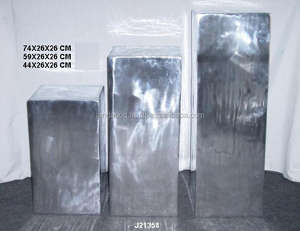 Podio de Aluminio Fundido con Acabado Pulido Espejo, Decoración para el Hogar, Soporte de Metal para Plantas, Pulido Espejo - Product Image 2