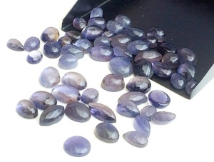 หินธรรมชาติคริสตัลไอโอไลต์สีฟ้าผสมทรงหลวมอัญมณีการบำบัดหลังเบี้ยคริสตัลอัญมณีทรงหลวม - Product Image 3