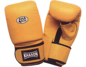 Gants de boxe en cuir PU imperméables 8oz, noirs et rouges, avec logo personnalisé sérigraphié, étiquette tissée, qualité supérieure - Product Image 1