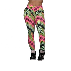 Colorvalue-Leggings d'entraînement avec impression sublimation, pour femmes, pantalon athlétique, Double face, de Yoga, de sport, de Fitness, de course à pied - Product Image 5