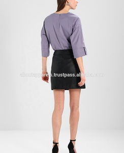 Faldas largas de piel de oveja auténtica para mujer, faldas largas de estilo barato, venta al por mayor - Product Image 2