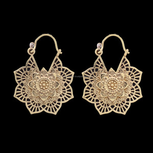 Joyería Étnica de Latón al por Mayor para Niñas, Diseños de Aretes de Latón - Product Image 1