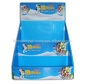 Milkita ชั้นวางกระดาษวางจอแสดงผลชั้นวาง BMP-Display,ที่กำหนดเองสีร้านค้าปลีกโลโก้ที่กำหนดเองโปรโมชั่นที่ทำด้วยมือ - Product Image 4