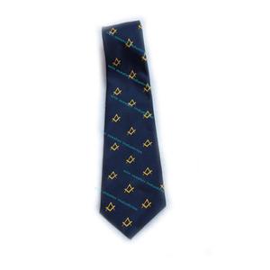 Cravate maçonnique de la Grande Loge avec équerre et compas - Product Image 2