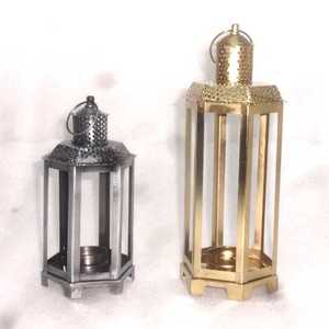 Lanterne de bougie en filigrane avec verre, nouveau Design décoratif de noël - Product Image 3