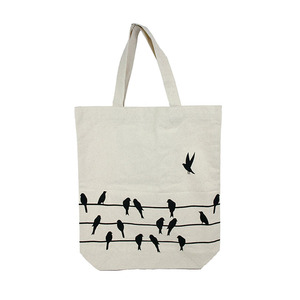 Design personnalisé 100% Sac fourre-tout en toile de coton Sac fourre-tout de qualité supérieure avec logo privé personnalisé - Product Image 6