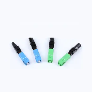 FTTH Network Optical SC APC Fast Connector for Drop Cable