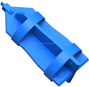 Blue Metal <b>Auger</b> Adapter Connector for Farm & Construction Earth <b>Drilling</b> Tools for 50 Ton Excavators High Pressure 6000 - Product Image 1