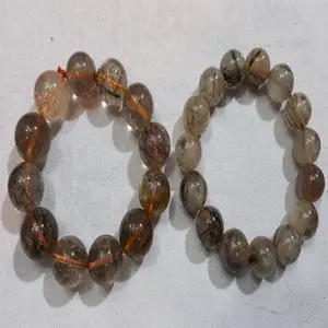 ทองธรรมชาติทองผม Rutile สร้อยข้อมือควอตซ์ - Product Image 1