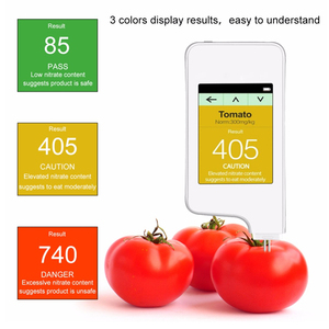 Greentest 2 Testeur électronique de sécurité alimentaire de haute qualité pour les résidus de <span class=keywords><strong>nitrate</strong></span> dans les légumes, les fruits et la viande Mesure de l'utilisation de la batterie