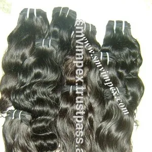 10inches~36inches ideal natural hair waft.Quality wavy human hair wafting