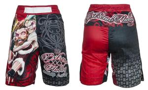 กางเกงขาสั้นสำหรับผู้ชายกางเกงขาสั้น MMA สำหรับคาราเต้เทควันโด BJJ พิมพ์ลายระเหิด2023 - Product Image 6