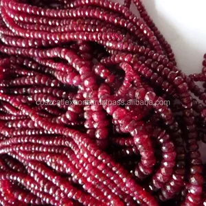 La fabricación de la joyería de cuarzo rubí redondo cuentas al por mayor - Product Image 1