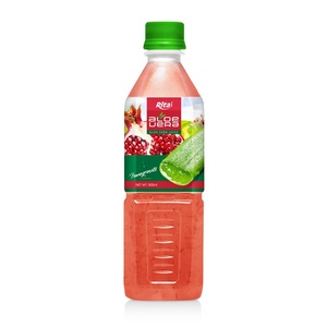 Botella de PET de 500ml de alta calidad, bebida de Aloe Vera Natural de Vietnam, puré suave con sabor dulce, agua procesada, jugo de frutas y verduras - Product Image 5