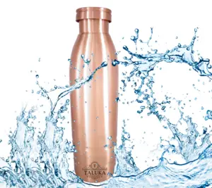 印度制造商33盎司联合免费防漏铜瓶装水