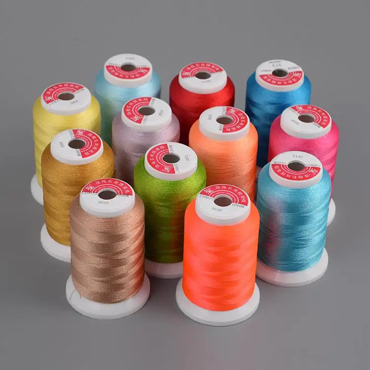 Small spool polyester machine embroidery thread home use hand use small sewing thread