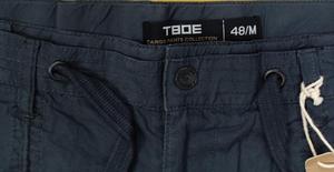 Stock/Stocklot étiquettes de marque hommes léger tissu Oxford coton Chino multi-poches taille élastique bouton Cargo pantalon - Product Image 4