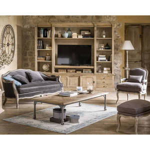 ชุดเฟอร์นิเจอร์ห้องนอนสไตล์ฝรั่งเศสโบราณ ดีเอลฟา ทำจากไม้เนื้อแข็ง สำหรับห้องนั่งเล่น เฟอร์นิเจอร์ตกแต่งภายใน ประเทศอินโดนีเซีย จีน เวียดนาม - Product Image 4