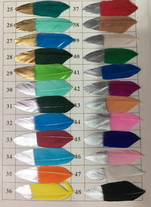 Natural Glitter <strong>Feather</strong> Soft Native Gold Dipped Pink <strong>Feather</strong> Accessories for Art Craft, Christmas, DIY, Party, Baby Shower - Product Image 2