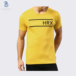Bangladesh Manufacturer's Wholesale Custom Sport T-Shirt New Design Casual Plus Size Men's Jersey Fabric with Short Sleeve Neck - Product Image 6