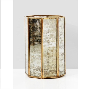 เชิงเทียนแก้วสำหรับตกแต่งงานแต่งงานเชิงเทียนปรอทดีไซน์ล่าสุด - Product Image 1