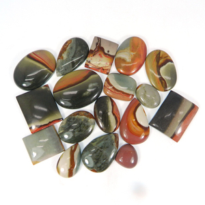 Cabochon de jaspe impérial naturel de 50 grammes de pierres précieuses en vrac en forme de mélange - Product Image 1