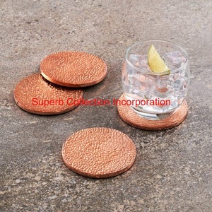 Accesorios de barra de posavasos martillado de cobre más vendidos para Barra de cerveza Nuevo artículo de tendencia - Product Image 6