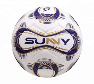 Balón de Fútbol de Entrenamiento Cosido a Mano de Cuero Sintético de PU PVC - Product Image 3