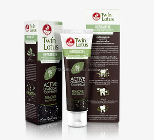 Twin Lotus Attivo Del Carbone di Legna Dentifricio 100g.