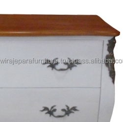 Meubles en bois, commode Bombay en acajou, style français - Product Image 4
