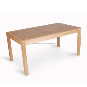 Table à manger en teck pour restaurant en plein air ou jardin à domicile - Product Image 1
