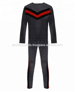 2021 <b>Men's</b> Fashion Slim Fit Custom Hoodie and Muscle Fit Velvet <b>Velour</b> <b>Tracksuit</b> Sportswear <b>Tracksuit</b> - Product Image 4