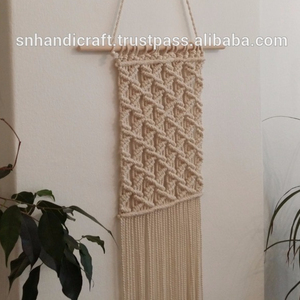 Tapiz de Pared de Macramé de Primera Calidad, Estilo Vintage, Tapiz Bohemio de Macramé, Tapiz de Pared Moderno de Macramé - Product Image 1