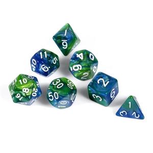Ensemble de dés RPG personnalisés, vente en gros d'usine, 7 dés polyédriques en acrylique pour D&D, jeux de table Dungeons and Dragons - Product Image 3