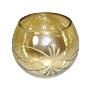 Bougie chauffe-plat décorative de Noël Bol en verre imprimé - Product Image 1