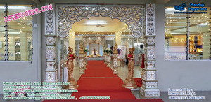 Gujarati mariage porte d'entrée décor Grand mariage porte d'entrée mariages royaux portes de bienvenue - Product Image 5