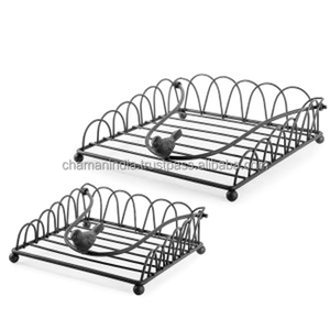 Soporte para servilletas de Metal, pájaro negro - Product Image 1