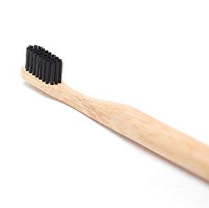 Brosse à dents jetable moyenne avec poils en nylon et fibre de maïs Brosse à dents standard en bambou pour usage domestique - Product Image 1