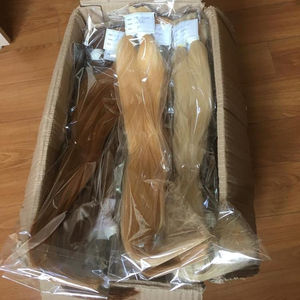 ดิบขายส่งเวอร์จินหนังกำพร้าผมทอผ้าธรรมชาติ100มนุษย์อินเดียธรรมชาติหยักมนุษย์ผม - Product Image 1