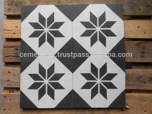 กระเบื้องปูพื้นซีเมนต์ทำมือ CTS ขนาด 200x200 มม. ป้องกันการลื่น สำหรับปูพื้นภายใน-ผลิตในเวียดนาม - Product Image 4