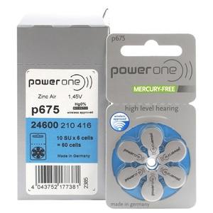 Power one-Audífono power one con baterías 675, color azul, hoja, zinc, aire, sin mercurio - Product Image 4