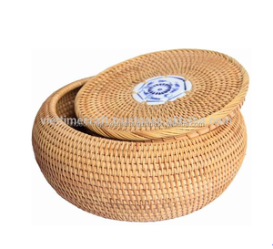 Boîte de rangement en rotin pour aliments - Product Image 2