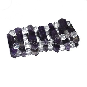Buy Online <b>Gemstone</b> Amethyst Stone <b>Bracelet</b> - Product Image 1